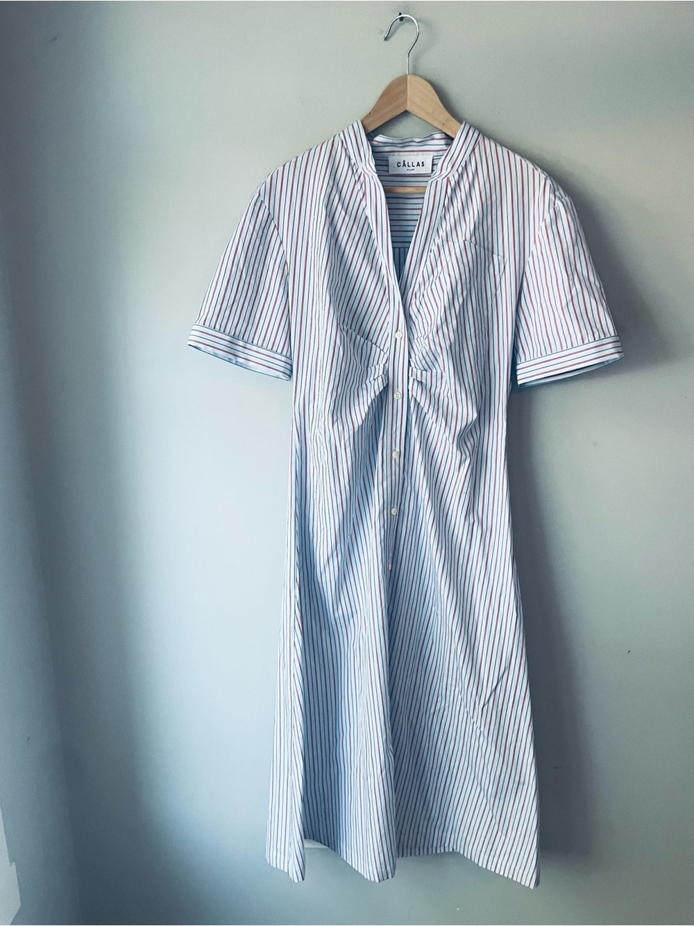 Callas Milano Cotton Striped Dress
